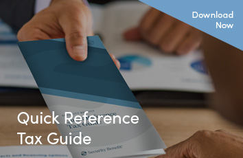 Photo of Quick Reference Tax Guide