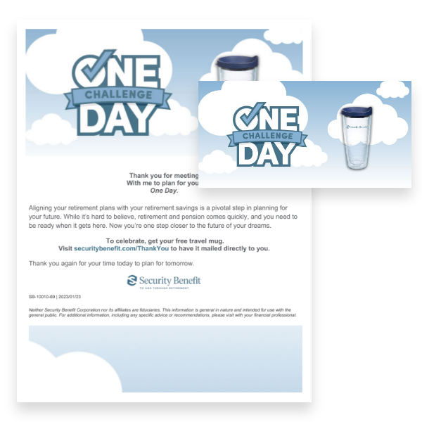 One Day Challenge_Thank You Email